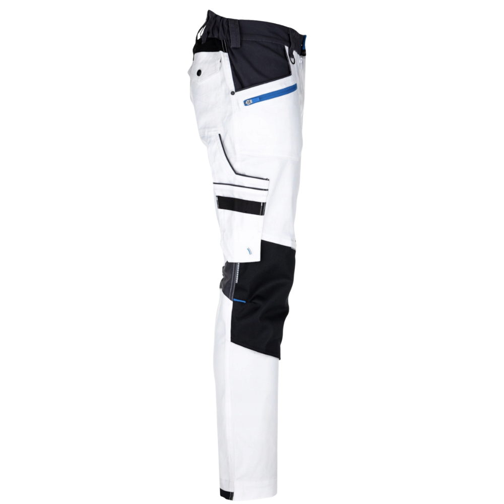 Spodnie robocze elastyczne białe 4xStretch