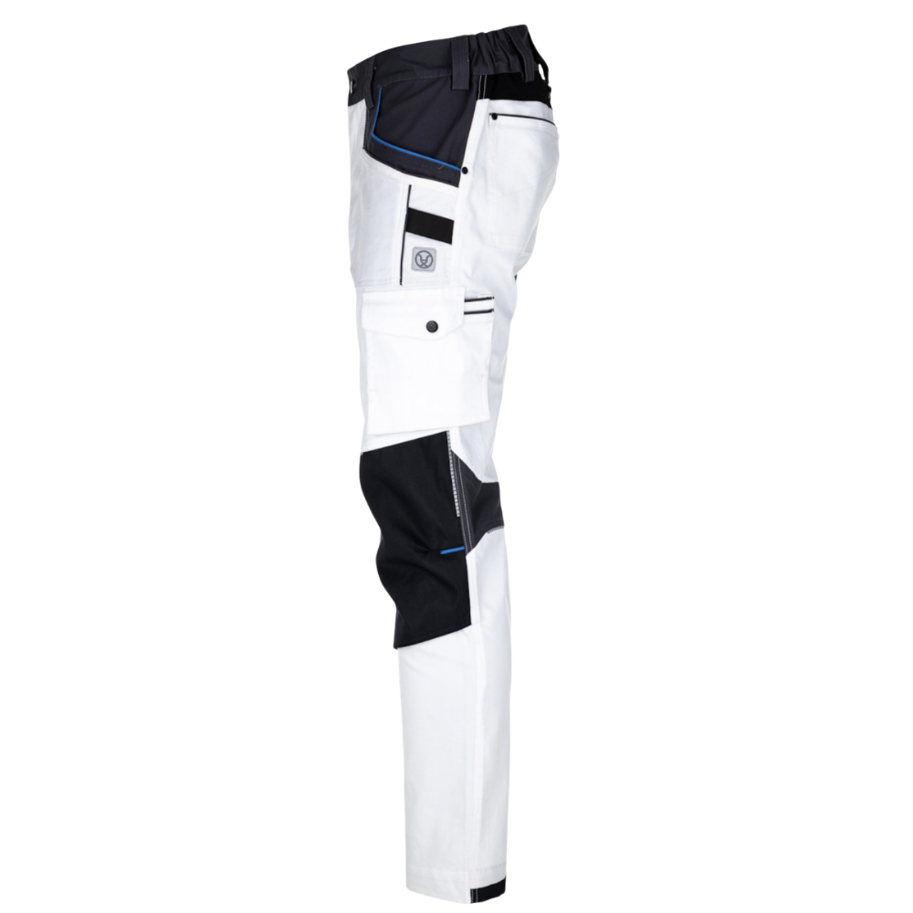 Spodnie robocze elastyczne białe 4xStretch