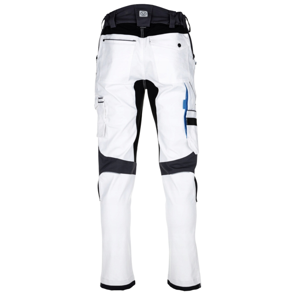 Spodnie robocze elastyczne białe 4xStretch