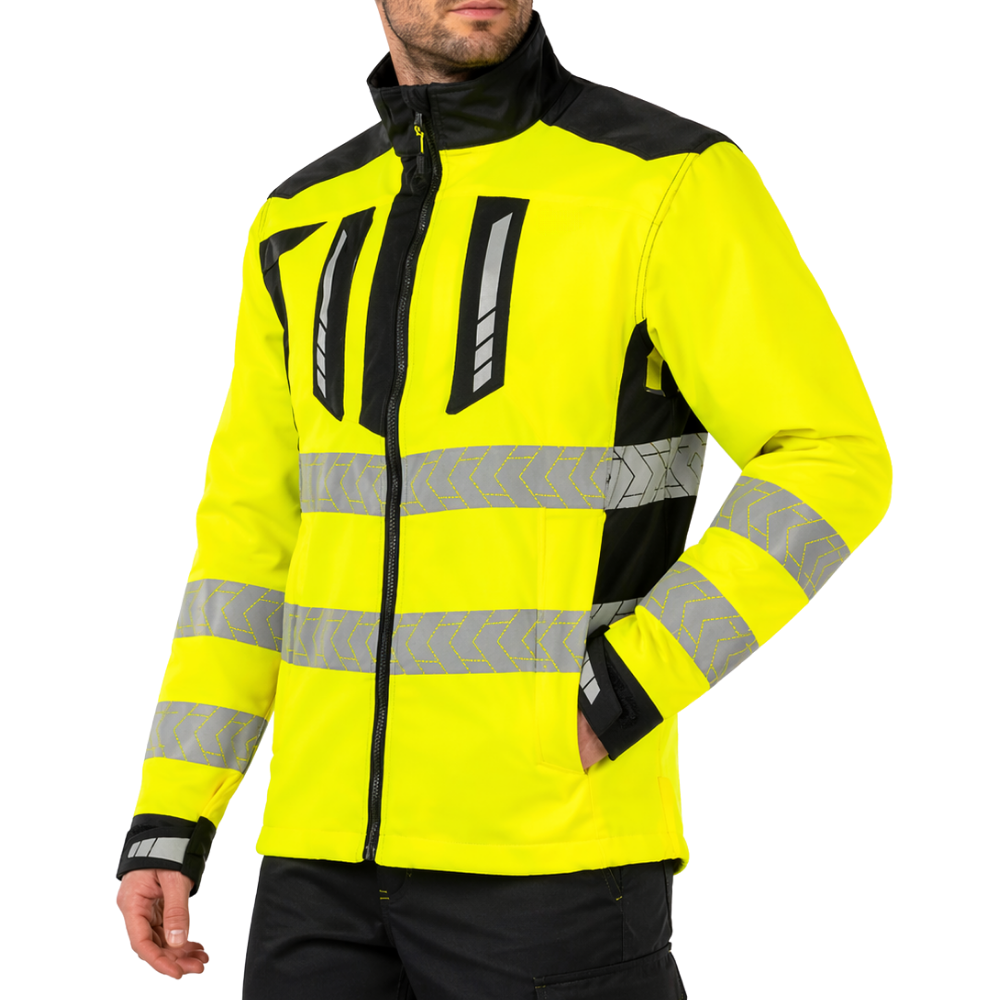 Bluza robocze elastyczne odblaskowa Drogowiec Comfort