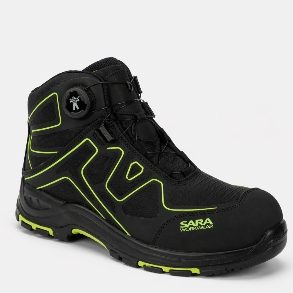 Buty robocze wysokie trzewiki bezpieczne POPRAD S1PL FO HRO SR