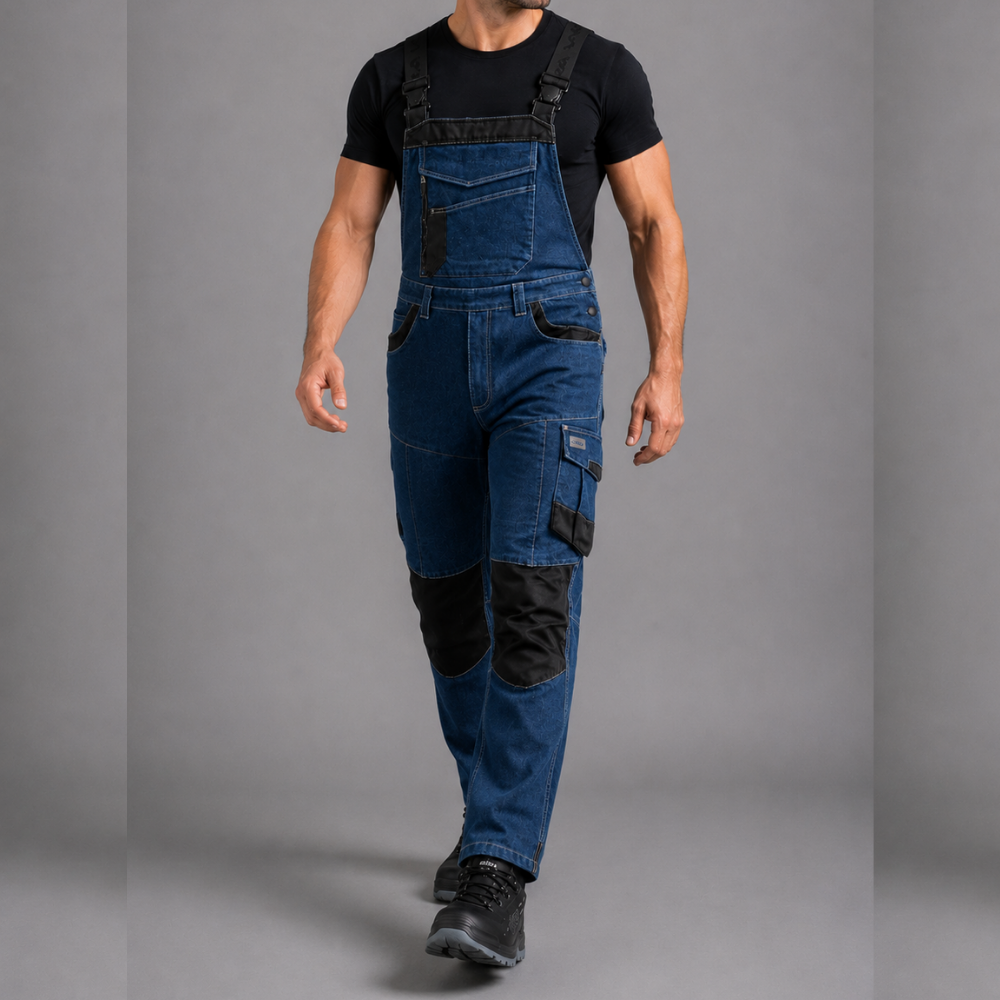 Spodnie robocze jeansowe ogrodniczki Rodeo Jeans