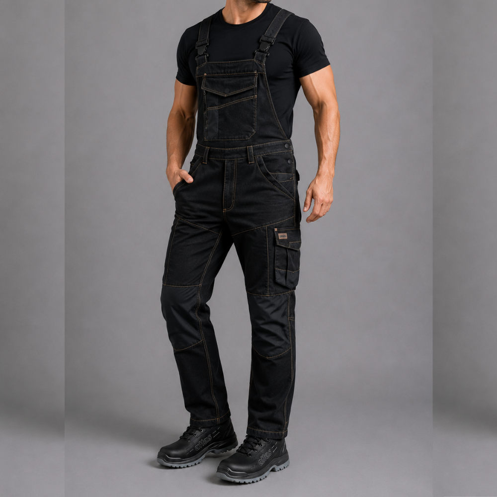 Spodnie robocze jeansowe ogrodniczki Rodeo Jeans