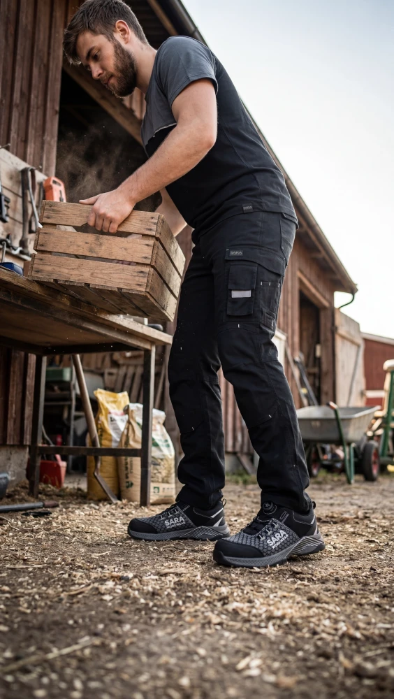 Ubranie robocze elastyczne Actiflex — komplet bluza + spodnie stretch