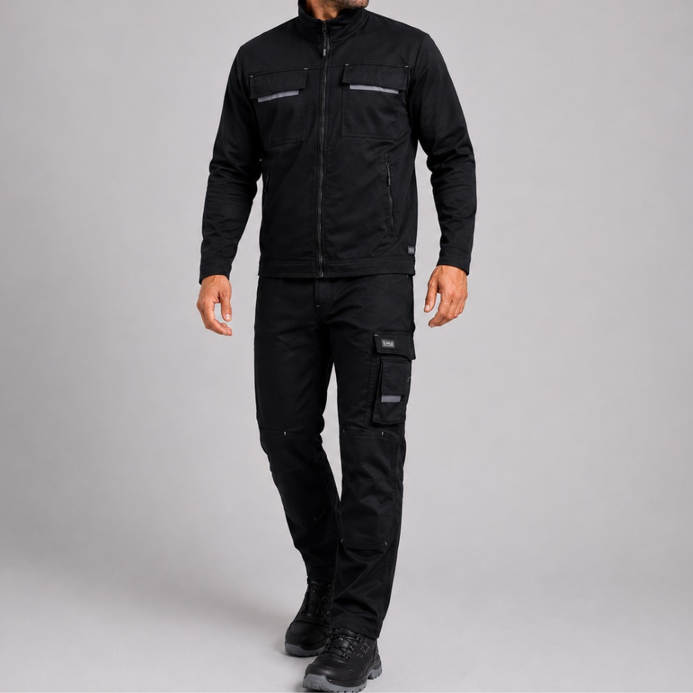 Ubranie robocze elastyczne Actiflex — komplet bluza + spodnie stretch