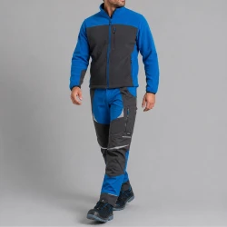 Ubranie robocze elastyczne — komplet spodnie bawełniane Cottonflex + polar roboczy Comfort Plus 350 g/m²