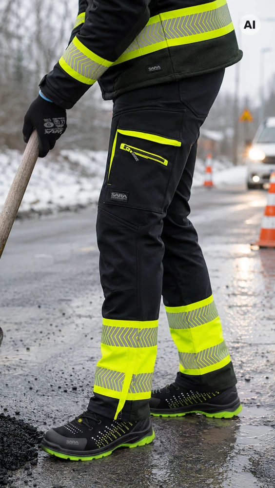 Ubranie zimowe robocze — komplet kurtka softshell Comfort Neo 8000 mm + spodnie ocieplane Comfort Neo Winter