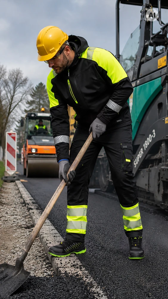 Ubranie zimowe robocze — komplet kurtka softshell Comfort Neo 8000 mm + spodnie ocieplane Comfort Neo Winter