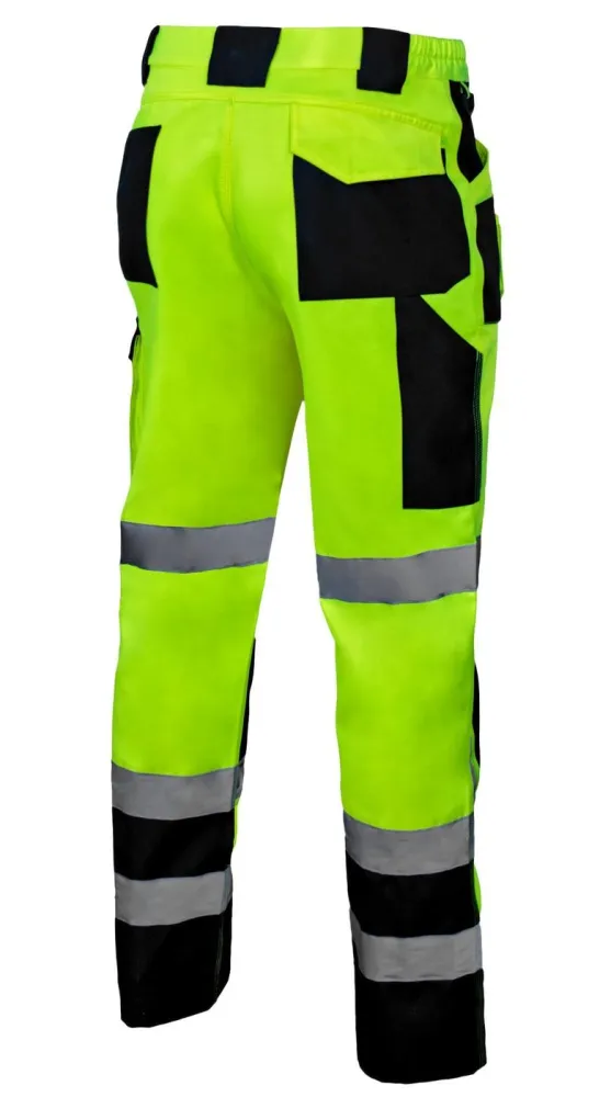 Ubranie robocze odblaskowe EN ISO 20471 klasa 2 — komplet spodnie Flash + polar REF 400 g/m²