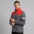 Bluza robocza antyelektrostatyczna Piorun EN 1149-5 — szaro-czerwona, do stref ATEX