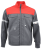 Bluza robocza antyelektrostatyczna Piorun EN 1149-5 — szaro-czerwona, do stref ATEX