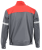 Bluza robocza antyelektrostatyczna Piorun EN 1149-5 — szaro-czerwona, do stref ATEX