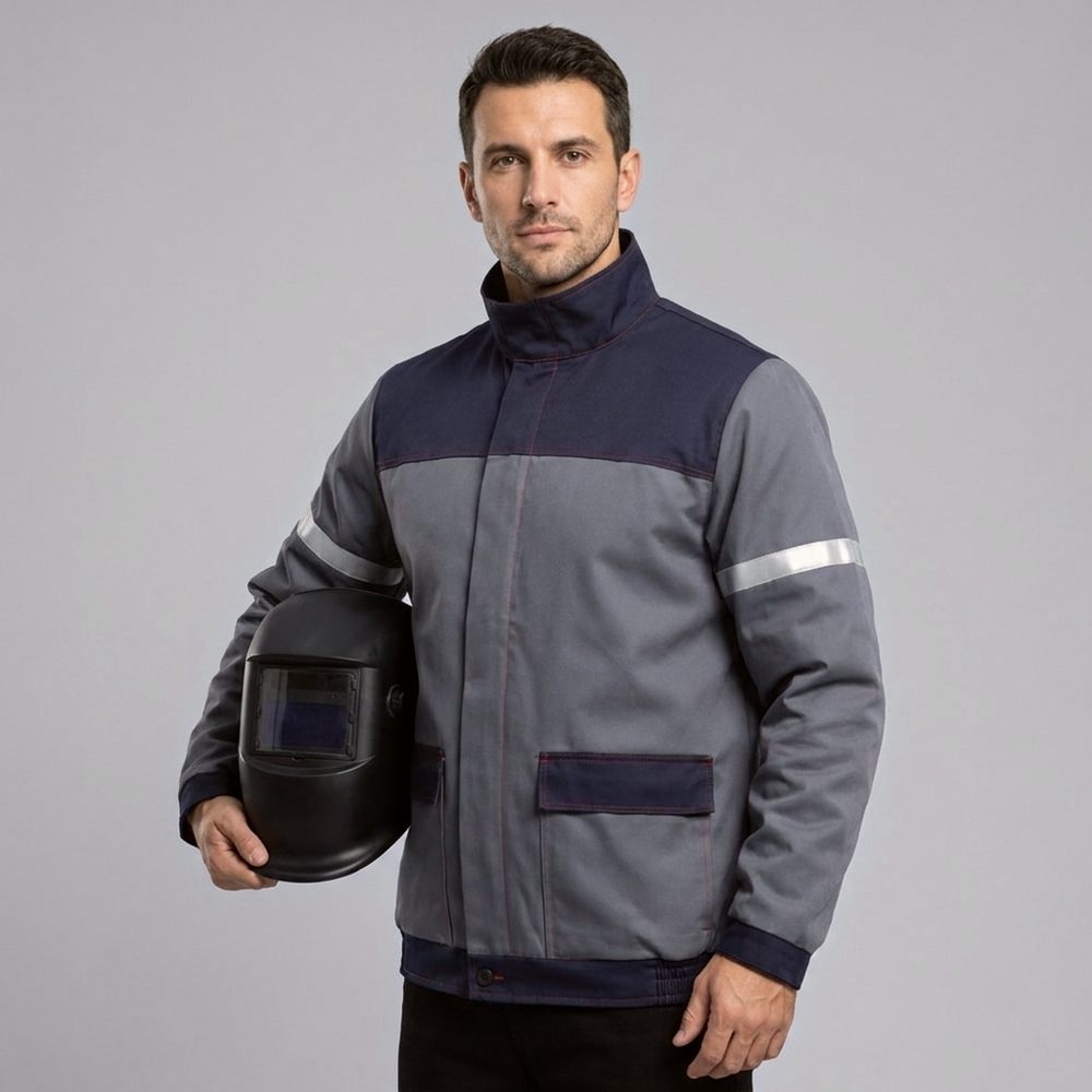 Bluza spawalnicza Spawacz Light — EN ISO 11611 Klasa 1, trudnopalna, 100% bawełna 310 g/m²