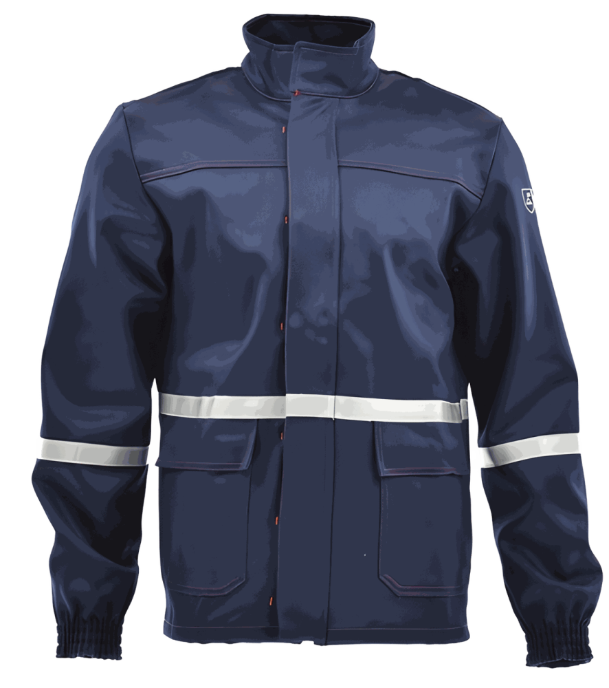 Bluza spawalnicza ciężka Spawacz Heavy — EN ISO 11611 Klasa 2, bawełna 480 g/m², granatowa