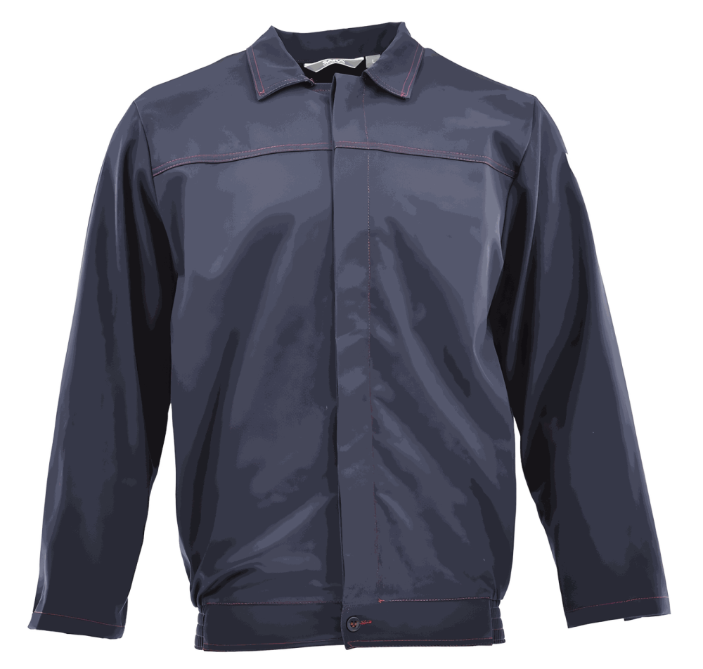 Bluza spawalnicza Spawacz Standard — trudnopalna 100% bawełna, EN ISO 11611 Klasa 1, granatowa