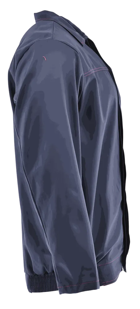 Bluza spawalnicza Spawacz Standard — trudnopalna 100% bawełna, EN ISO 11611 Klasa 1, granatowa
