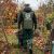 Kurtka softshell Comfort Plus z nadrukiem logo firmy — z kapturem, oliwkowo-czarna