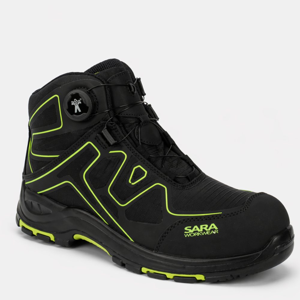 Buty robocze wysokie trzewiki bezpieczne POPRAD S1PL FO HRO SR