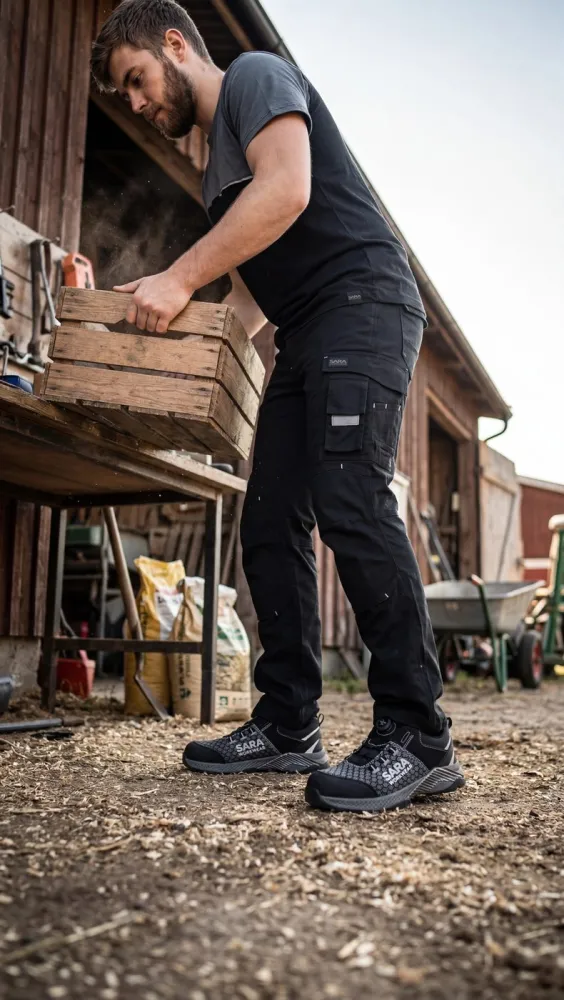 Ubranie robocze elastyczne Actiflex — komplet bluza + spodnie stretch