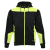 Bluza robocza z kapturem rozpinana Comfort Plus — dresowa 350 g/m², czarno-żółta