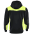 Bluza robocza z kapturem rozpinana Comfort Plus — dresowa 350 g/m², czarno-żółta