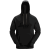Bluza robocza z kapturem Snickers 2894 — czarna, bawełniana interlock 280 g/m², kieszeń kangurka