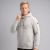 Bluza robocza z kapturem Snickers 2894 — szara, bawełniana interlock 280 g/m², kieszeń kangurka