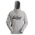 Bluza robocza z kapturem Snickers 2894 — szara, bawełniana interlock 280 g/m², kieszeń kangurka
