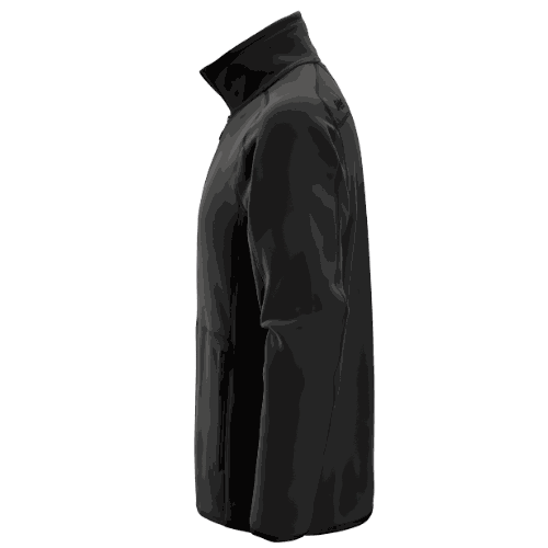 Polar roboczy z krótkim zamkiem Snickers 8421 Polartec® Shed Less — czarna, 160 g/m², z recyklingu