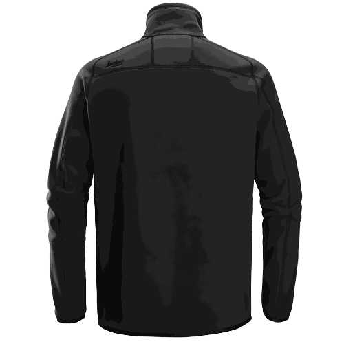 Polar roboczy z krótkim zamkiem Snickers 8421 Polartec® Shed Less — czarna, 160 g/m², z recyklingu