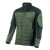 Bluza robocza hybrydowa Comfort Plus — pikowana z ociepleniem, stretch, oliwkowo-czarna