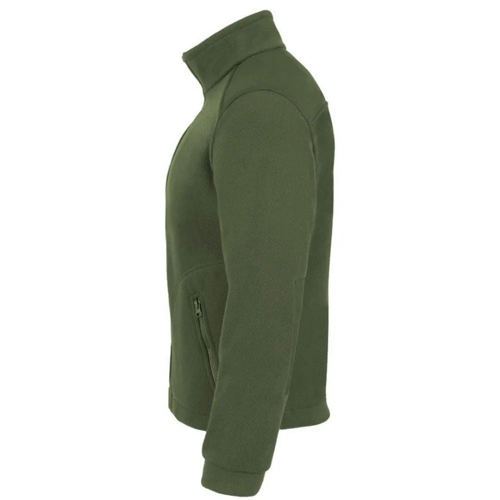 Polar roboczy JHK FLRA 340 khaki — gruby 350 g/m², antypilingowy, wzmocnienia