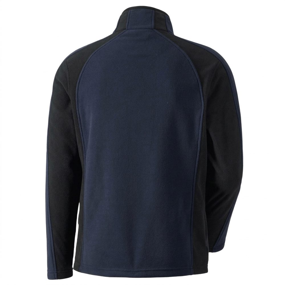 Kurtka polarowa robocza Engelbert Strauss dryplexx® micro — granatowo-czarna, lekki mikropolar