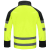 Polar roboczy odblaskowy Sniper — fluo żółty z czarnym, 300 g/m², taśmy odblaskowe