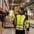 Polar roboczy odblaskowy Sniper — fluo żółty z czarnym, 300 g/m², taśmy odblaskowe