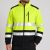 Polar roboczy fluorescencyjny SLIM Refus — żółty z pasami odblaskowymi, 300 g/m²