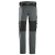 Spodnie robocze stretch Snickers 6318 — szaro-czarne, 4-way stretch Sorona®, CORDURA®, EN 14404
