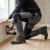 Spodnie robocze stretch Snickers 6318 — szaro-czarne, 4-way stretch Sorona®, CORDURA®, EN 14404