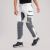 Spodnie robocze białe malarskie elastyczne Motionflex — biało-szare, nylon stretch 235 g/m², ultralekkie