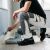 Spodnie robocze białe malarskie elastyczne Motionflex — biało-szare, nylon stretch 235 g/m², ultralekkie