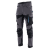 Spodnie robocze premium elastyczne Montana — szaro-czarne, tencel 280 g/m², CORDURA®, wentylacja kolan