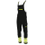Ogrodniczki robocze elastyczne Actiflex Neo — czarno-żółte hi-vis, stretch 250 g/m², taśmy 5 cm
