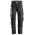 Spodnie robocze Snickers 6903 FlexiWork z paskiem — czarne, lekkie 200 g/m², CORDURA®, KneeGuard®