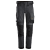 Spodnie robocze stretch slim fit Snickers 6341 — szaro-czarne, 251 g/m², CORDURA®, KneeGuard™ EN 14404