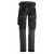 Spodnie robocze stretch slim fit Snickers 6341 — szaro-czarne, 251 g/m², CORDURA®, KneeGuard™ EN 14404