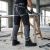Spodnie robocze stretch slim fit Snickers 6341 — szaro-czarne, 251 g/m², CORDURA®, KneeGuard™ EN 14404
