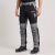 Spodnie robocze elastyczne Engelbert Strauss e.s.dynashield — czarno-szare, 4-way stretch 230 g/m²