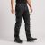 Spodnie robocze jeansowe Rodeo Jeans — czarne, denim stretch 340 g/m², kieszenie na nakolanniki