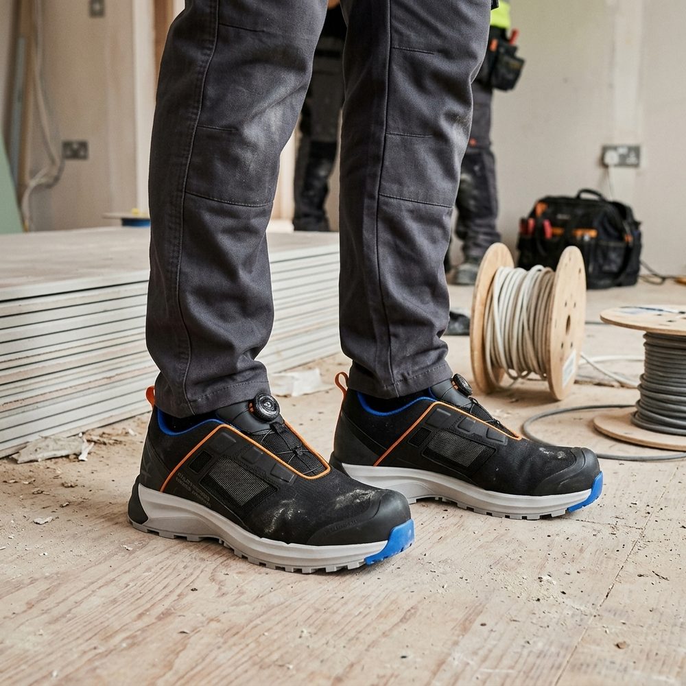 Półbuty robocze Solid Gear Haze 2 Air Low S1P ESD z BOA® — CORDURA® z siatką, podnosek NANO, Wide Fit