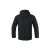 Kurtka softshell robocza Procera Tundra czarna — 280 g/m², polar od wewnątrz, odpinany kaptur